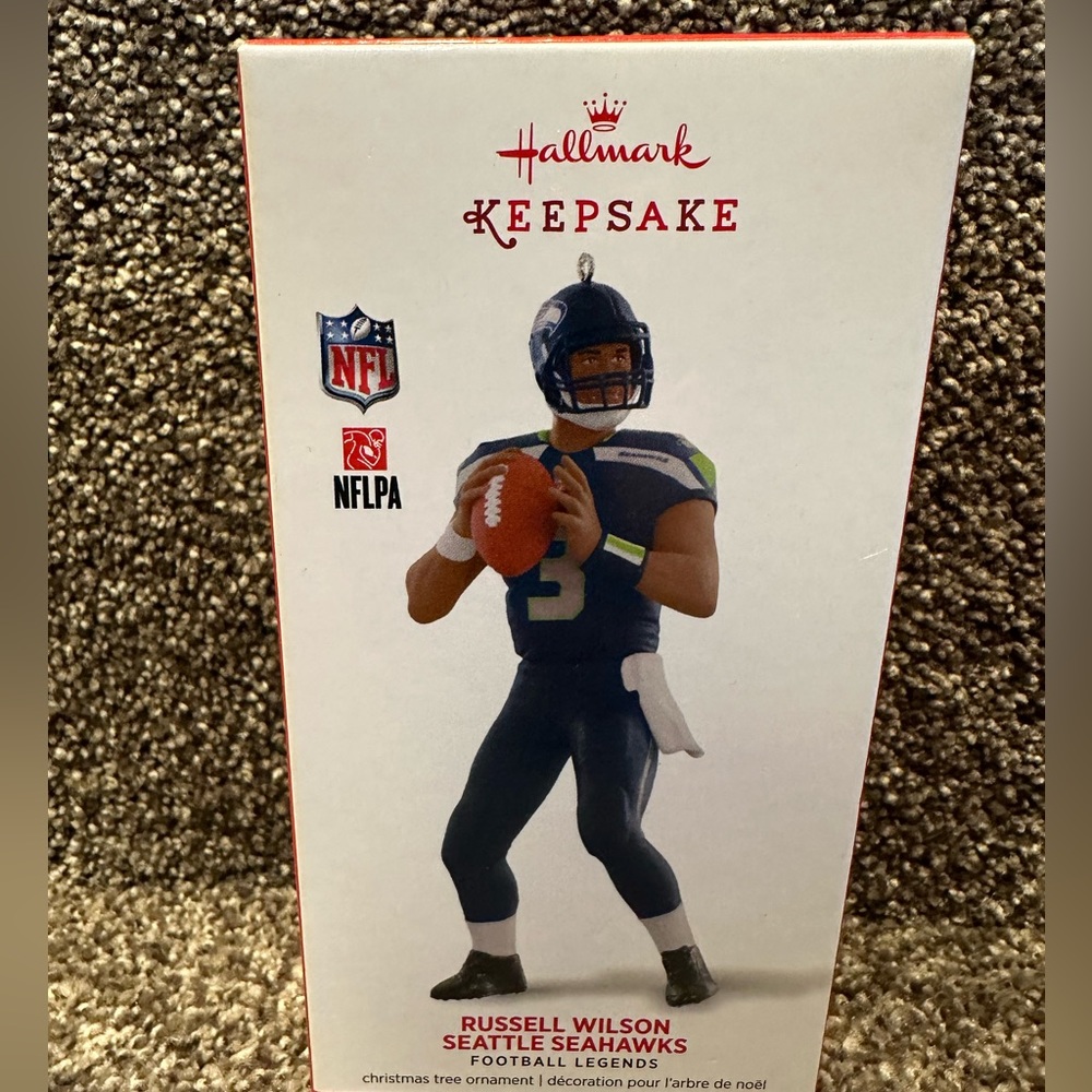 Hallmark Keepsake Russell Wilson Seattle Seahawks Ornament